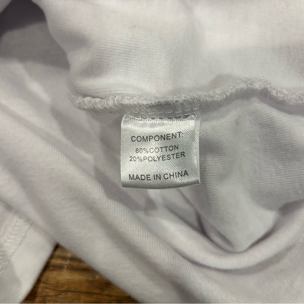Liyo HonWhite Ruched Side Tie Mini Dress | Size M - Picture 5 of 7